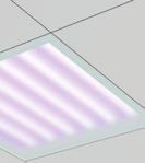 rail and LED glass element 20 Individual design with light: LED glass element with a