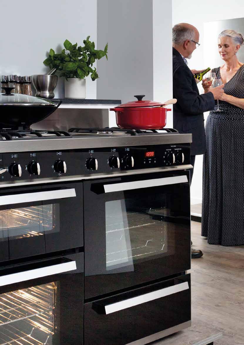 All electric, all gas or the best of both with a professional style gas hob and multifunction electric ovens. There is a choice to suit every cook in any kitchen.