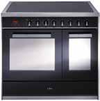 functions More details on p18 RV921 Dual fuel 5 burner gas hob Twin cavity oven, 8/5