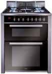 8/5 functions More details on p20 Our all-gas range cooker has: Automatic ignition