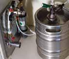 chilling the keg in advance Supplied with CO ² canister Temperature controlled by thermostat: 4 C to 8 C LED lighting Easy cleaning process Removable drip tray Supplied with S-type connector 190W 13A