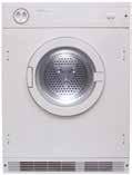 7kg dry load 8 programmes Sensor drying Energy rating: C More details on p153 Integrated washing