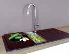 R2 Sinks Did you know? Our new composite sink range can withstand temperatures of up to 280 O C and are produced from one of nature s hardest materials - quartz.