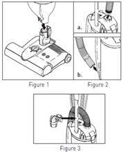 Push firmly and evenly downward until the tool release button (14) snaps into the locked position - see figure 1.