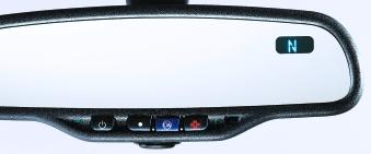 Telematics and Microphones Gentex manufactures telematics mirrors for General Motors OnStar system (top), Ford s telematics solution (bottom) and DaimlerChrysler s U-Connect (opposite page).