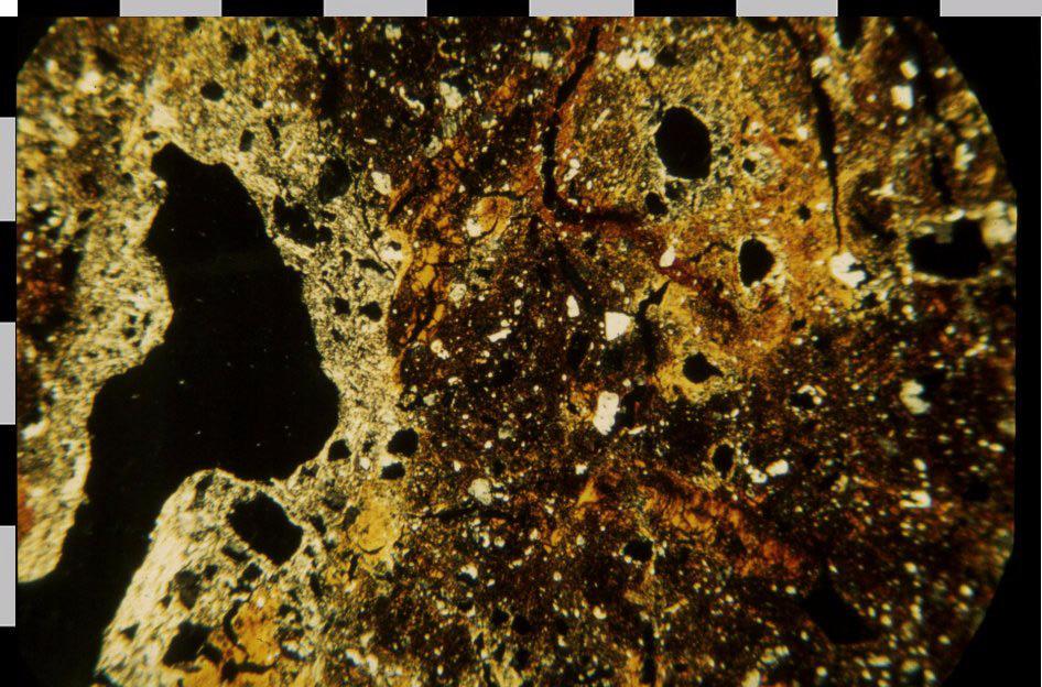 Periodic saturation with water causes segregation of iron compounds in mottles or concretions of iron (hydr)oxides.