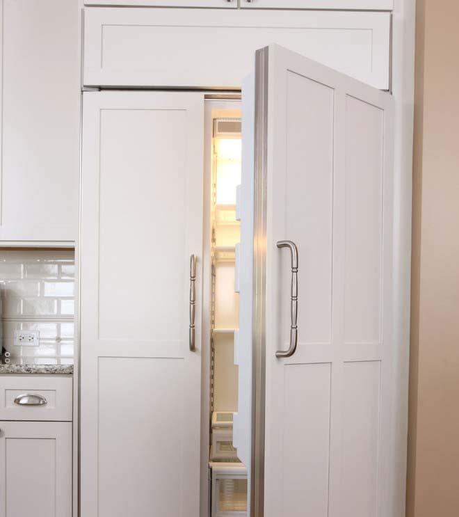 P r o f e s s i o n a l S e r i e s 10 Built-In Style Built-in or professional refrigerators have the commercial style of a restaurant refrigerator with the compressor on the top.