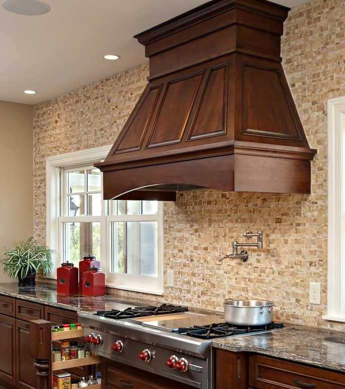 Styles of Hoods 30 Custom Wood Hoods This has become a very popular design trend because it accentuates the surrounding cabinetry.