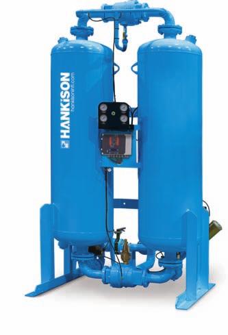 HANKISON HEATLESS DESICCANT DRYERS HHS, HHL AND HHE SERIES Since 1948, sensitive applications requiring clean, dry, compressed air have turned to Hankison for the optimal solution.