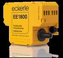 Having the same dimensions as EE1000/EE2000 models, the EE1800 can offer a higher flow rate due to its optimised drive. The pump is capable for air conditioners up to 20 kw.
