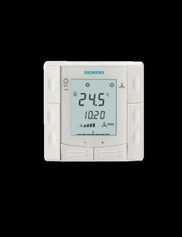 RDF / RDU Flush-mounted range The RDF / RDU.. range is a compact flush-mounted solution. The RDF800KN with modern design is a thermostat with touch screen. The RDF800.. and RDF600.