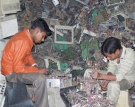 Current Practices E-waste processing in India is mostly managed by a very well