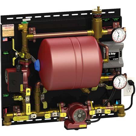 APPLICATIONS Space Heating Applications WARNING In order to purge air in water pipes within a closed loop system, an air vent, air separator, and expansion tank should be installed in the system.