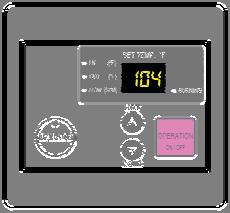 NORMAL OPERATION TEMPERATURE CONTROLLER AND REMOVE CONTROLLER The illustration below shows an example of the controllers. The exact display may differ from examples.