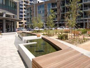 Generally throughout Concord Park Place there are four types of private open space: Forecourts: Ideally the main entry of a building will be located on a public street.