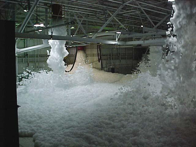 Figure 8: High-Expansion Foam System Discharge.