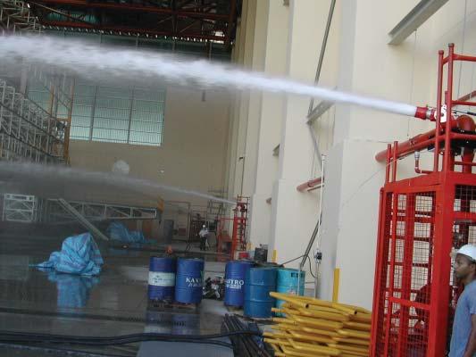 Option 3 addressed a system preference by the U.S. Air Force that reduced the amount of surfactants in the foam solution to be discharged in a fire and a reduction in required water supply.