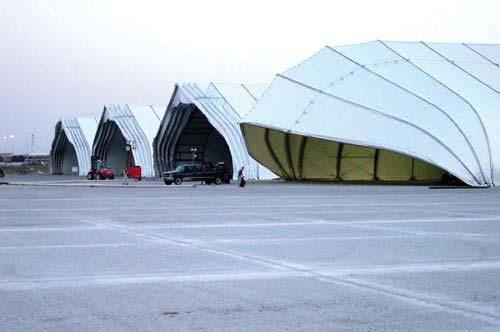 Another important addition to the 2001 edition of NFPA 409 was the designation of Class lv hangars, which are membrane covered, rigid, steel frame structures that are used as aircraft hangars.