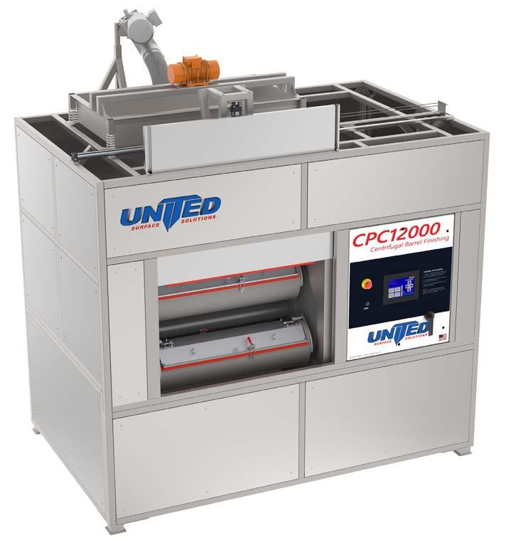 Centrifugal Barrel Finishing The CPC12000 is the