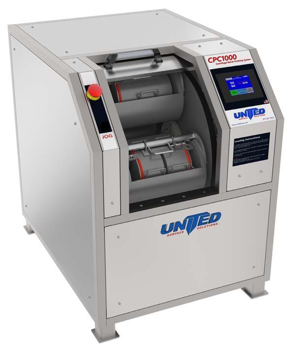 Centrifugal Barrel Finishing The CPC1000 is United s most economical deburring system available.