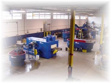 machines. Giant s final assembly and customer approval area where systems are field tested by the customer before shipping.