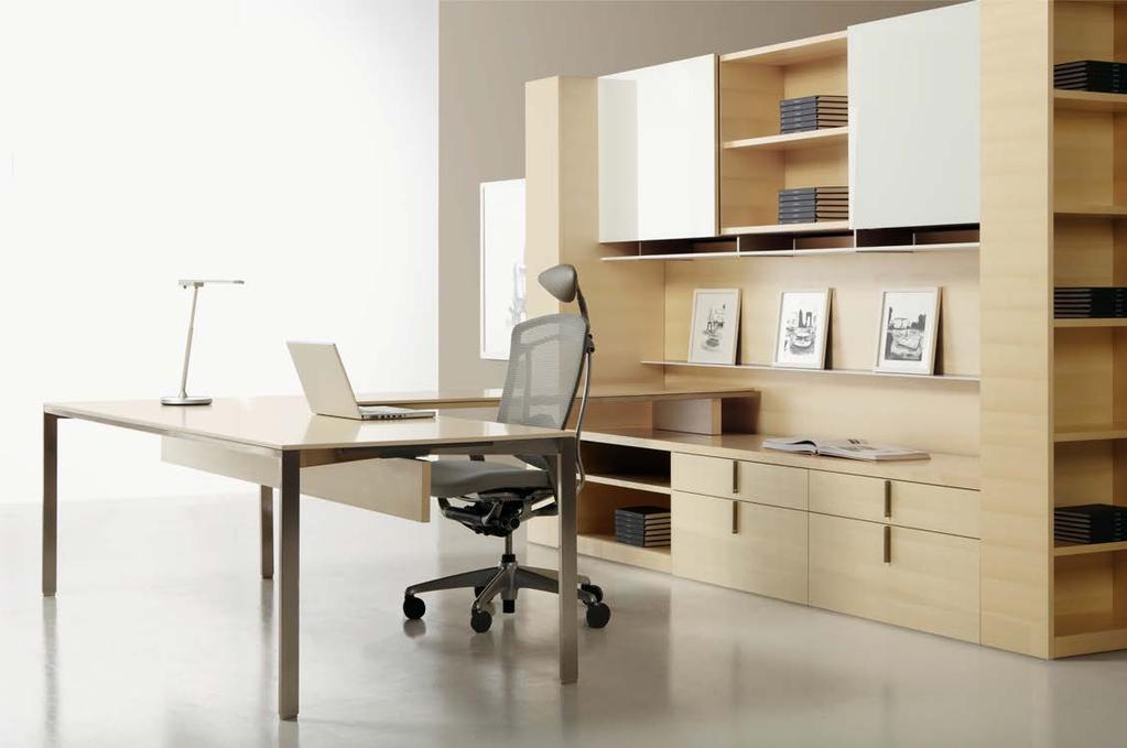 dossier Dossier is classic casegoods furniture with a clean architectural look.