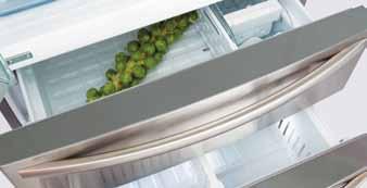 Our fridge freezers are available in a combination of configurations, finishes and hinge options offering the perfect centrepiece for any kitchen.