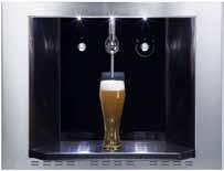 Refrigeration bvb4 Integrated compact draught beer dispenser Professional fully integrated beer dispenser Compatible with 10 ltr, 30 ltr and 50 ltr kegs Ready to dispense beer within five minutes of