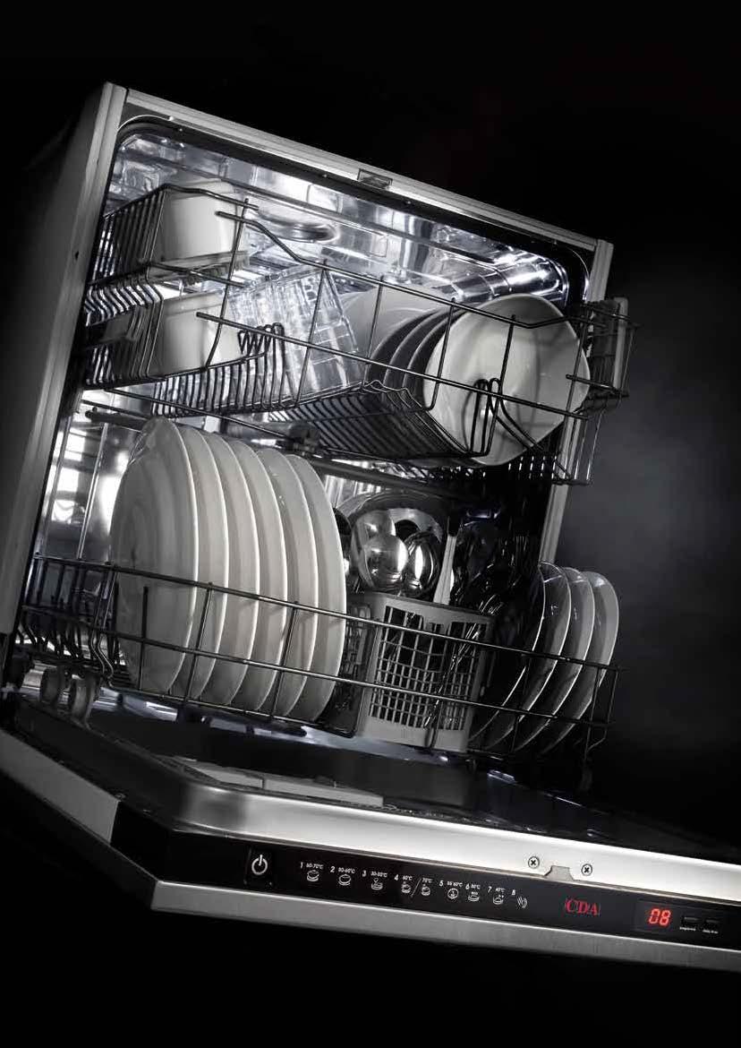 134 Dishwashers CDA dishwashers combine energy