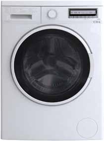 ci261 High capacity freestanding washing machine White Black This washing machine comes with Eco logic, a half load detection system that uses less power and water accordingly.