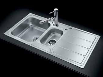 Our new sink range for 2014 offers maximum impact combined with cutting edge technology - the kg80 even has Ariapura where titanium dioxide