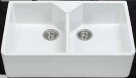 kc11 Ceramic Belfast style sink Classic design Cast ceramic construction Sinks Waste disposer and adaptor akd01/akd02 and akd03 Space saver plumbing pack pp1