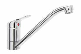 2 125 50 tc15 Classic single lever tap Single flow Low pressure single lever operational at 0.