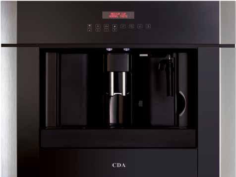 Compacts vc800 Fully automatic coffee maker Fully automatic Full touch control Electronic programmer with LCD display 3 coffee strength settings Steam nozzle One or two cups