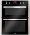 Quick guide to double ovens Level 1 The CDA range of double ovens includes both built-in and built-under