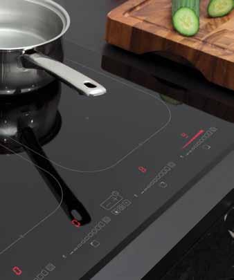 Look out for our new bridging induction hobs which allow you to touch a key to turn two zones into one large induction surface allowing you to maximise your cooking space.