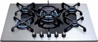 Hobs A wok burner allows professional style cooking in the home.