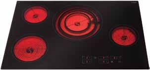8W/200mm Rated electrical power: 6kW Power supply required: 30 amps 520 590 55 560 490 hc7620 Four zone ceramic hob Front control Electronic touch control 9 power levels