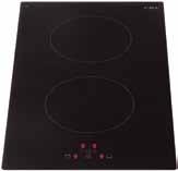 hn3620 Domino two zone induction hob Front control Electronic touch control 9 power levels Easy clean surface Residual heat indicators Anti-overheat detection Anti-overflow detection Automatic pan