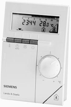 Depending on the type of heating controller used, the QAW70 is specifically suited for Single-family homes Holiday houses Functions Ergonomic and function-specific assignment of operation to 3