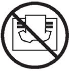 The symbol below signals the above warning: The radiator may cause risk of fire if, while in operation, is covered by or comes into contact with flammable material including curtains, drapery,