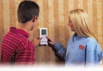 Full, seven-day programmability allows precise temperature and humidity control that matches your living schedule.