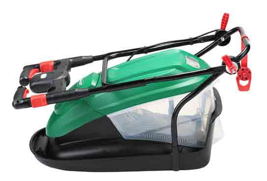 The upper handle should be able to move when fitted correctly, this allows the hover mower