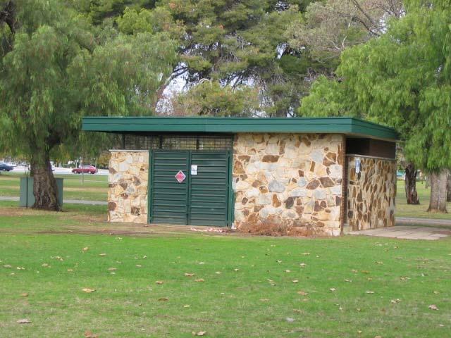 a earlier toilet block that was erected in c.1900. Of some design merit.