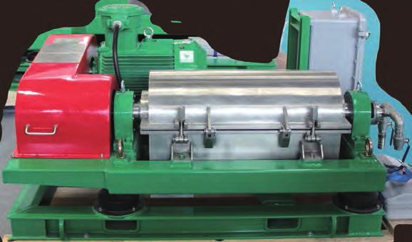 gn 9 inch decanter centrifuge is optional in three types includes: fixed gear box drive, fully hydraulic drive, and variable frequency drive.