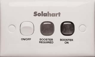 Power supply to the thermostat, which in turn activates the electric element in the storage cylinder, can be controlled by setting this timer to match with the hot water consumption pattern.