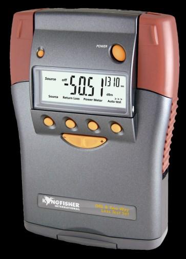 New C series with USB interface and new technology InGaAs detector. Real-time one way Autotest loss display at up to 4 wavelengths. Comes with KITS software for data retrieval and reporting.