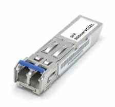 1270 nm ~ 1625 nm (20 nm spans) for all WDM testing, as well as 1490 nm for FTTX testing by using interchangeable SFP transceiver modules.