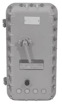 MOTOR STARTERS AEB SERIES BOLTED COMBINATION AND NON-COMBINATION FULL VOLTAGE MOTOR STARTERS: EXPLOSIONPROOF, DUST-IGNITIONPROOF, WATERTIGHT C R US ANSI/UL 508-17th Edition ANSI/UL 50-11th Edition