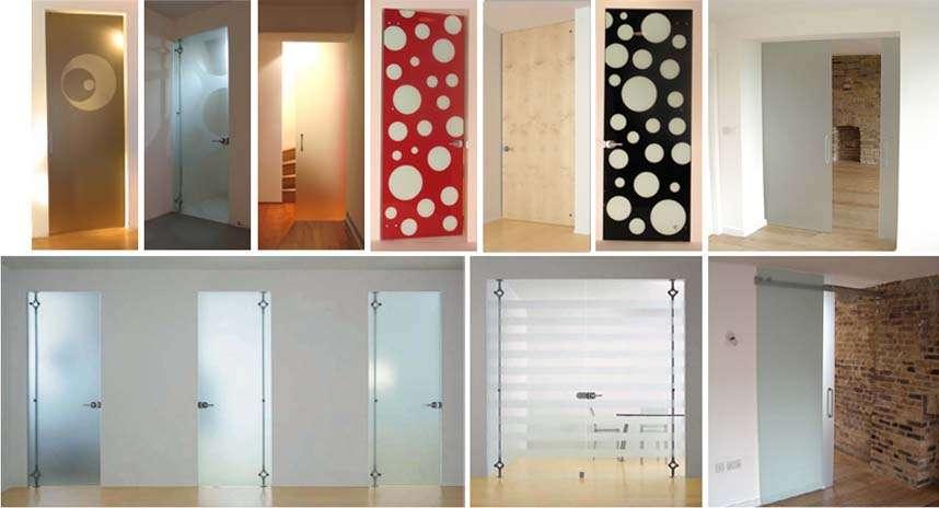 doors Hinged and sliding doors are available. They can be part of a run of panels or on their own as a frameless door.